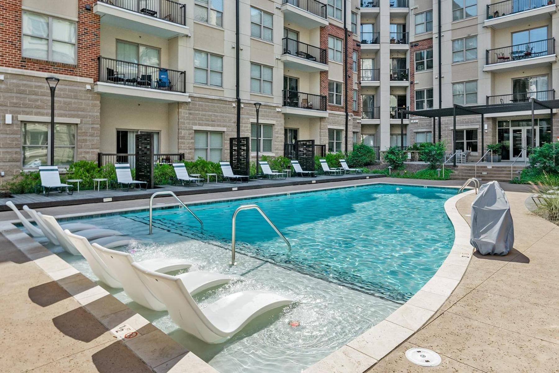 Uptown 4Th Ward Luxury Apt Year-Round Pool Charlotte Exterior foto